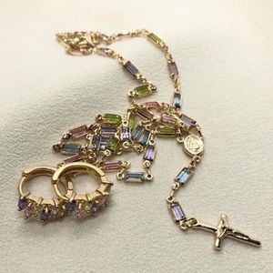18k Gold Filled Rosary